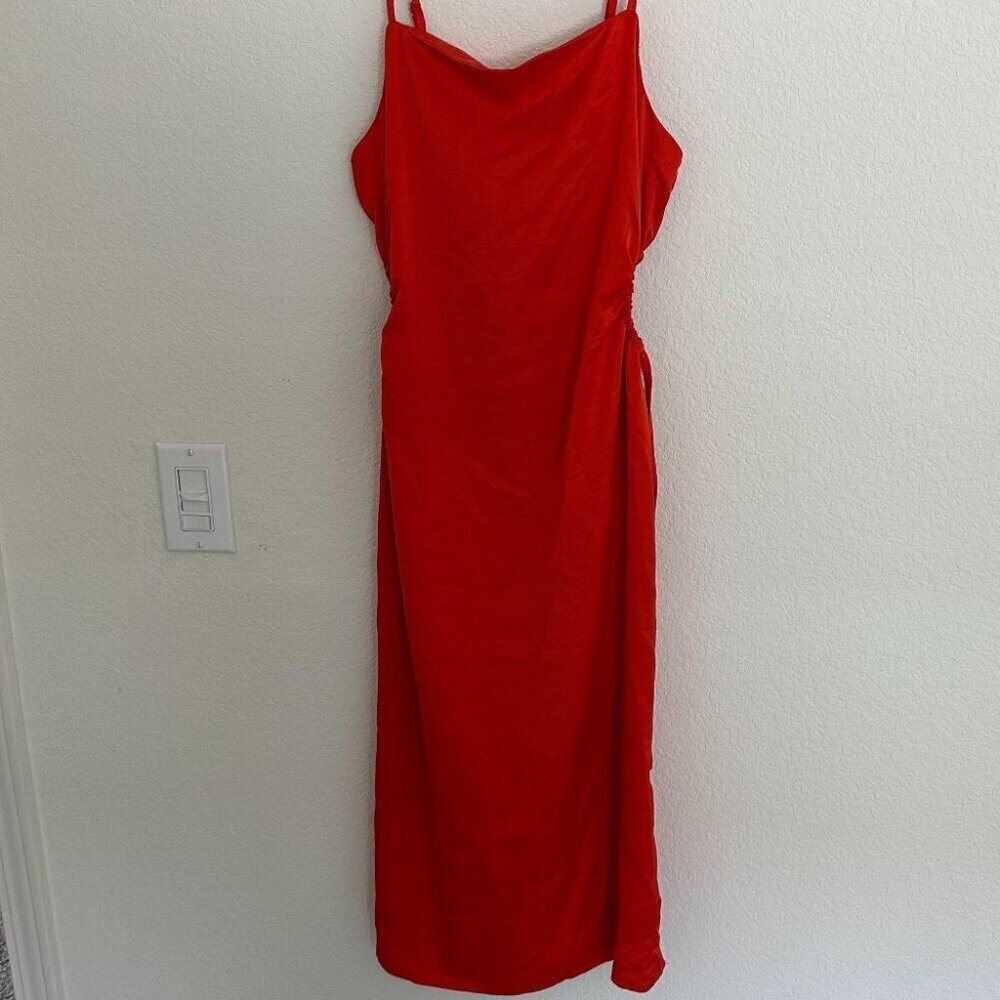 NWOT CHRISTIAN LACROIX Keyhole Satin Short Dress